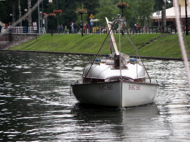 Tak To Jest auf dem Kanal von Giżycko - Foto: Hans Hopp